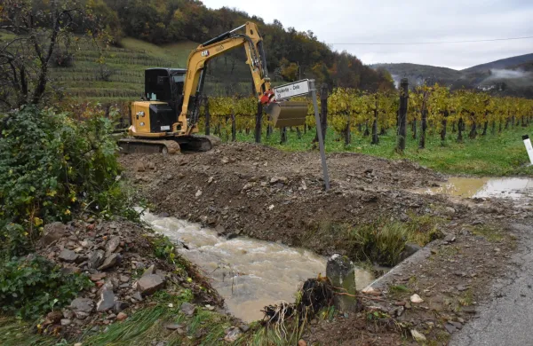 Brda poplave dolina Kožbanjšček