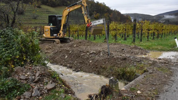 Brda poplave dolina Kožbanjšček