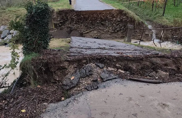 nalivi ujma Brda plazovi Podsnežeče