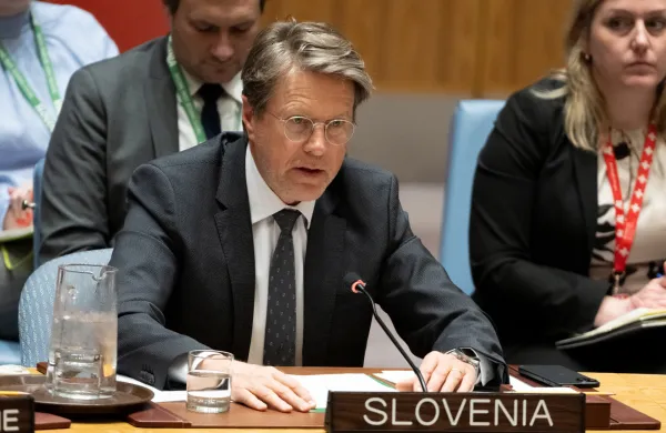 ZDA, New York.Slovenski veleposlanik v Varnostnem svetu ZN Samuel Zbogar.Foto: UN Photo