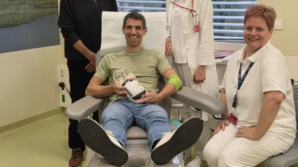 Jernej Krkoč iz Batuj stotič daroval kri: “Tega ne delam zaradi rekordov”