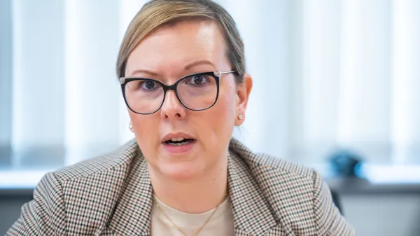 Ljubljana, MKGP.Ministrica za kmetijstvo, gozdarstvo in prehrano Mateja Calušić v pogovori z deležniki v kmetijstvu.