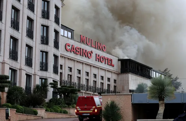 Danes zjutraj je zagorelo v Casino Mulino.
