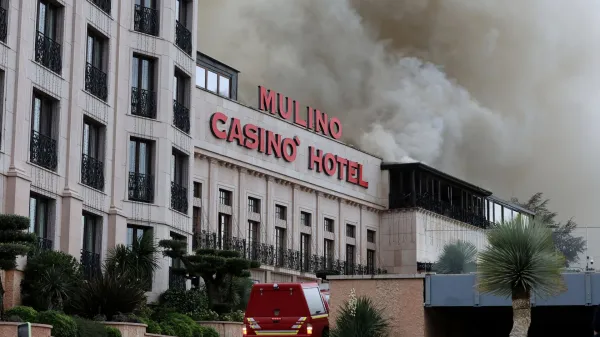 Danes zjutraj je zagorelo v Casino Mulino.