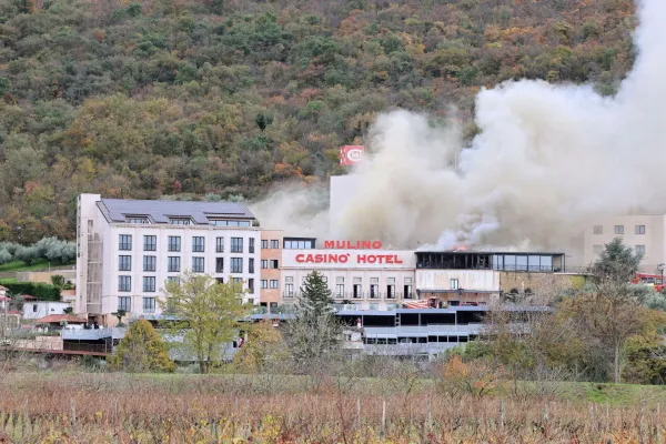 Danes zjutraj je zagorelo v Casino Mulino.