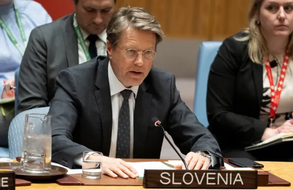 ZDA, New York.Slovenski veleposlanik v Varnostnem svetu ZN Samuel Zbogar.Foto: UN Photo