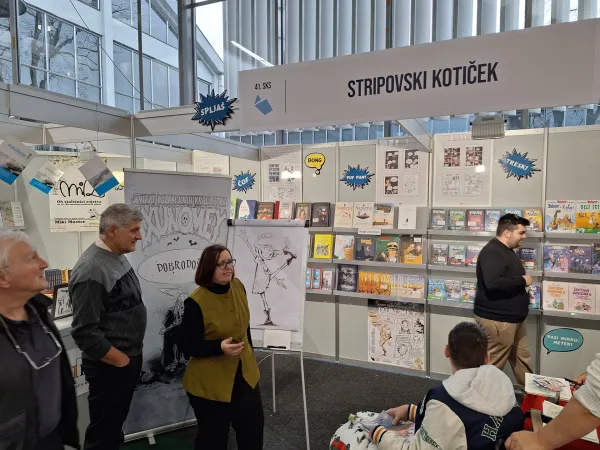 Nad stripovskim kotičkom tudi letos bdi koprska knjigarna Libris