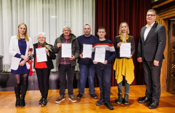 Župan je podelil priznanja naj prostovoljcem v MOK.