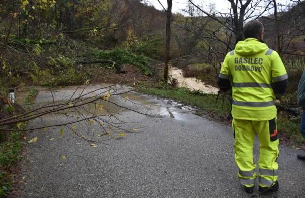 Plaz Kožbana spodaj potok Kožbanj&scaron;ček