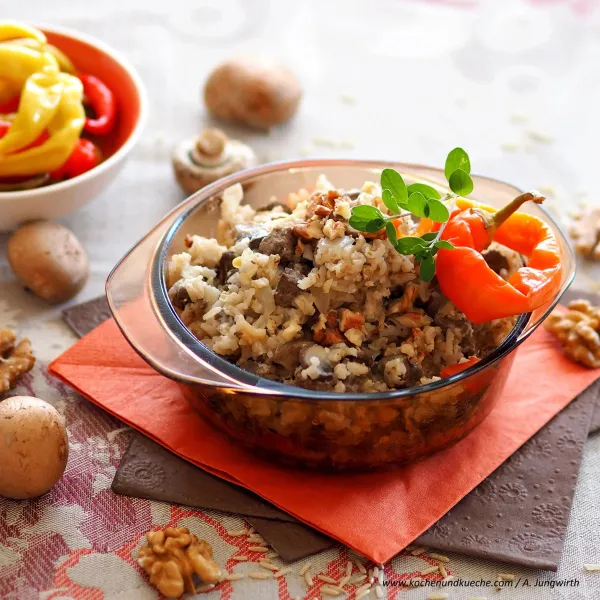 Pražena jetra z ajdovo kašo