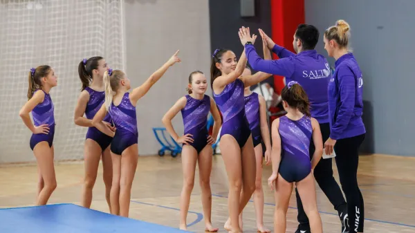 Skofije, 15.11.2025Sportna dvorana Burja, Drzavno prvenstvo v akrobatiki, Akrobatika 2025 EKIPA SALTO