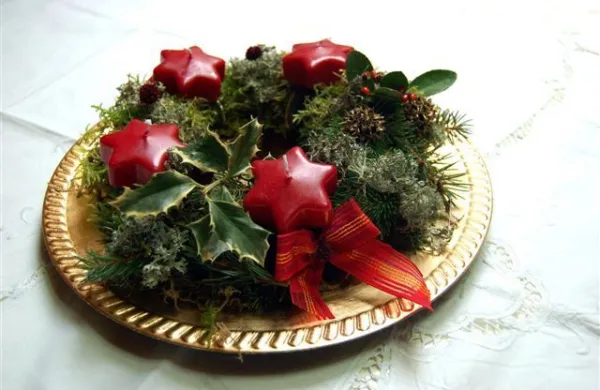 božič dekoracijabožični venček