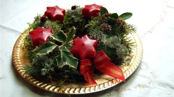 božič dekoracijabožični venček