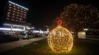 Portorož, 07.12.2022Novoletno praznicne lucke, novoletna osvetlitev, lucke