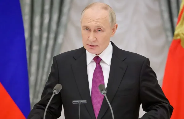 Ruski predsednik Putin je obtožil Evropp, da nima "miroljubne agende".