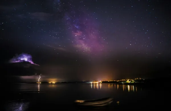 Pogled na mlečno cesto.