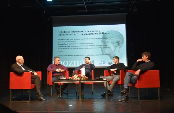 Naslov leto&scaron;njega tretjega dogodka iz cikla SPOZNAJ je bil Psiholo&scaron;ka odpornost in moč misli v vrhunskem &scaron;portu ter vsakdanjem življenju.