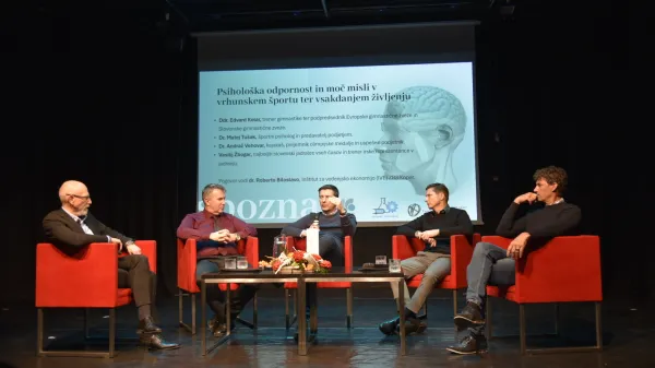 Naslov leto&scaron;njega tretjega dogodka iz cikla SPOZNAJ je bil Psiholo&scaron;ka odpornost in moč misli v vrhunskem &scaron;portu ter vsakdanjem življenju.