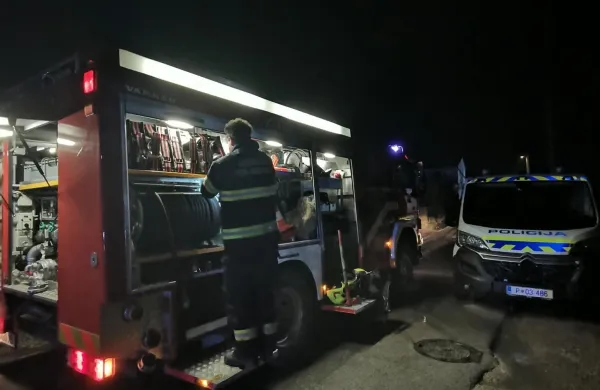 Ogenj se je hitro &scaron;iril in zajel tudi streho