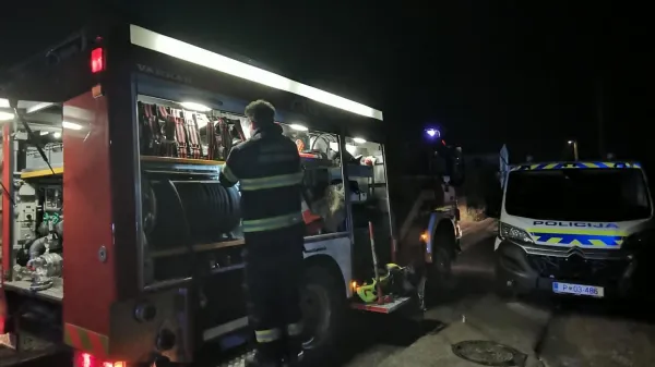 Ogenj se je hitro &scaron;iril in zajel tudi streho