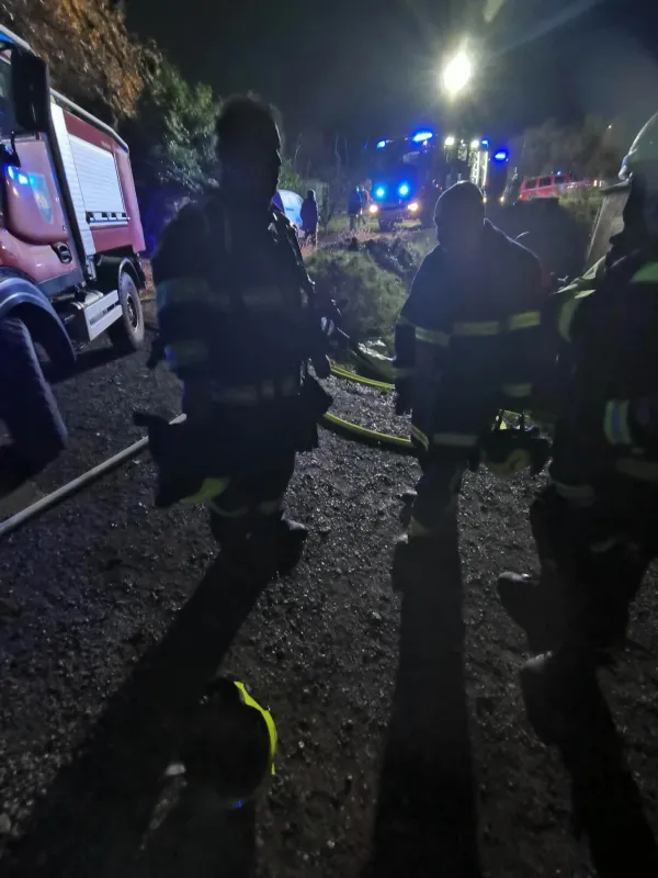 Ogenj se je hitro &scaron;iril in zajel tudi streho