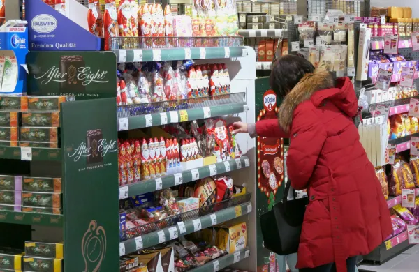 Mercator center supernova NG prednovoletno nakupovanje