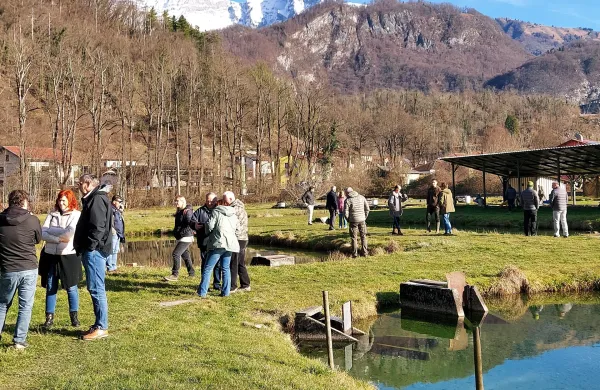 Bazene v ribogojnici bo treba obnoviti. 
