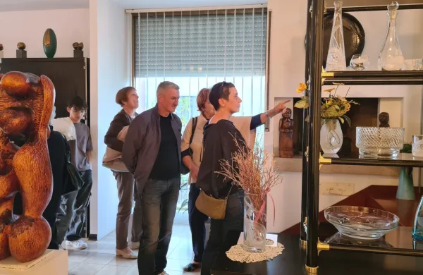 Atelje pri umetniku doma Nedejko Pečanac Nova Gorica Gori&scaron;ki muzej