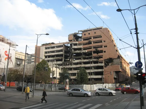 ostanki bombardiranja beograd