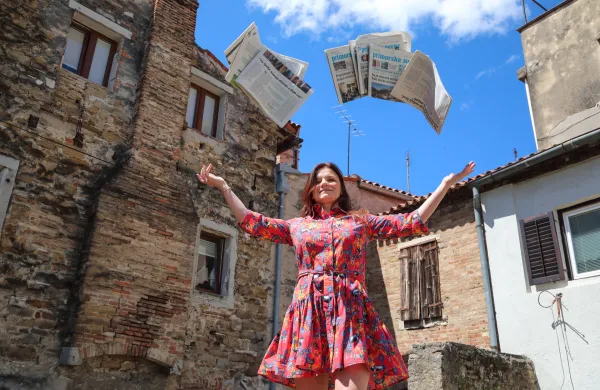 Koper, 08.06.2022Mirella Baruca,&Scaron;torje sz &scaron;krinje, portret