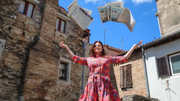 Koper, 08.06.2022Mirella Baruca,&Scaron;torje sz &scaron;krinje, portret