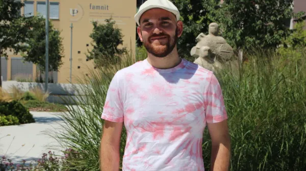 Dr. Blas Fern&aacute;ndez. mladi raziskovalec na UP FAMNIT