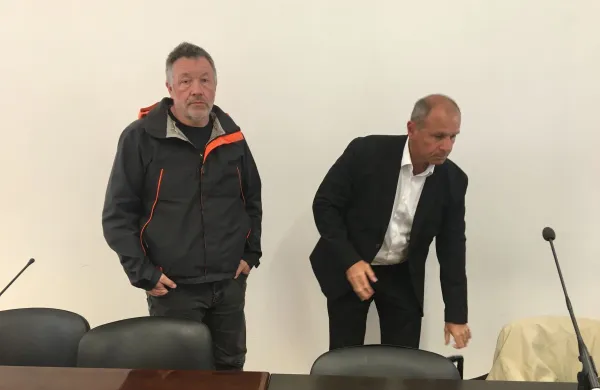 Anton Grandovec (levo)