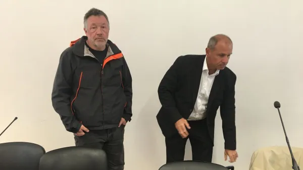 Anton Grandovec (levo)