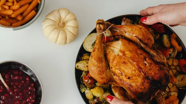 Hrustljavo zapečen puran sodi v železni repertoar praznične decembrske mize. 