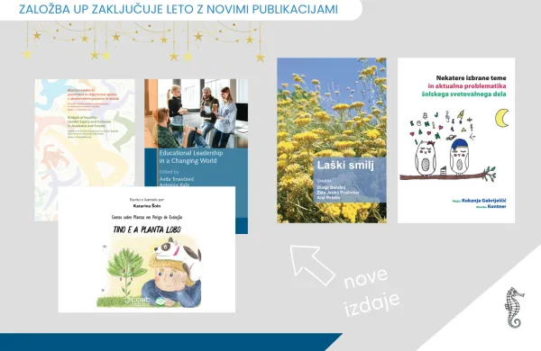 Založba Univerze na Primorskem zaključuje leto z novimi publikacijami