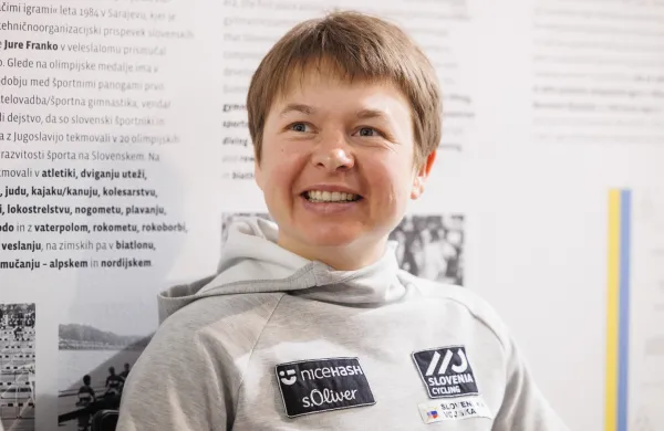 Gorska kolesarka Tanja Žakelj.