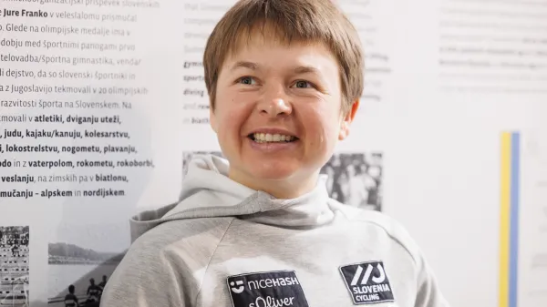 Gorska kolesarka Tanja Žakelj.