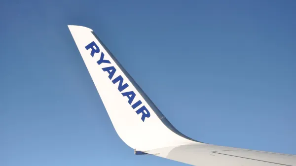 letalo krilo ryanair