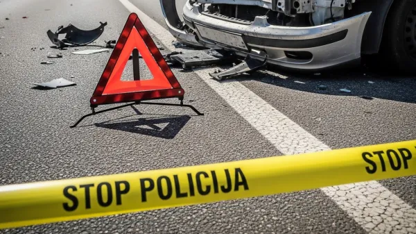 Zapeljal vzvratno in trčil v pe&scaron;ca, ki se je hudo po&scaron;kodoval