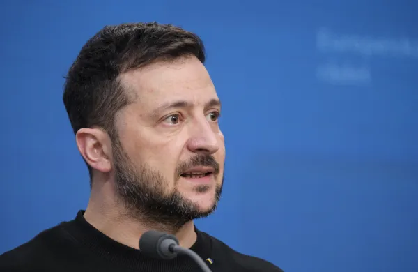 Belgija, Bruselj.Vrh EU.Ukrajinski predsednik Volodimir Zelenski.