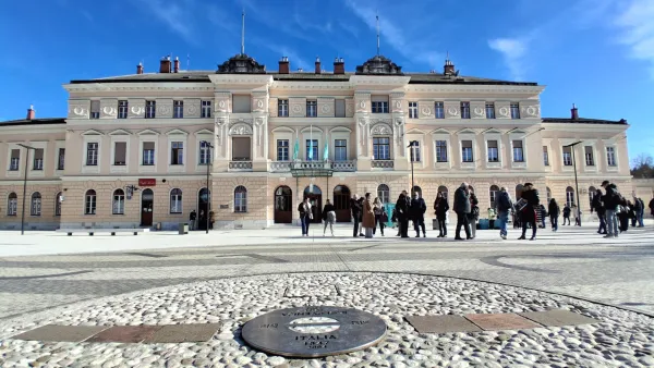 prenovljen Trg Evrope Nova Gorica