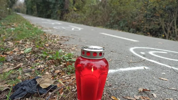 Prometna nesreča, Parenzana, Parencana, Bivje, motorist, smrtna nesreča, smrt