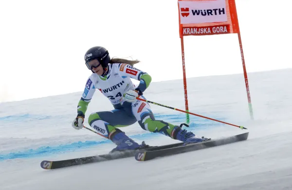 Slovenija,Kranjska gora, 04.01.2025, 04. januar 2025 World cup veleslalom tekma ženske Ana Bucik Jogan Foto:Borut Živulović/ Bobo