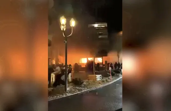 Switzerland Crans-Montana - December 31, 2025 - January 1, 2026.Deadly explosion during New Year's Eve celebrations in Crans-Montana. Party in the town square shortly before the tragedy.This is a private photo posted on social media or broadcast media provided by this Agency. The Agency does not claim any ownership, including but not limited to copyright or license, of the attached material. The fees charged by this Agency are for the Agency's services only and do not convey, nor are they intended to convey to you, any copyright or license ownership in the material. By posting this material, you expressly agree to indemnify and hold the Agency and its directors, shareholders, and employees harmless from any loss, claim, damage, demand, expense (including legal fees), or any cause of action or allegation against the Agency arising from or in any way connected with the posting of the material.,Image: 1062702546, License: Rights-managed, Restrictions: * France, Germany and Italy Rights Out *, ***HANDOUT image or SOCIAL MEDIA IMAGE or FILMSTILL for EDITORIAL USE ONLY! * Please note: Fees charged by Profimedia are for the Profimedia's services only, and do not, nor are they intended to, convey to the user any ownership of Copyright or License in the material. Profimedia does not claim any ownership including but not limited to Copyright or License in the attached material. By publishing this material you (the user) expressly agree to indemnify and to hold Profimedia and its directors, shareholders and employees harmless from any loss, claims, damages, demands, expenses (including legal fees), or any causes of action or allegation against Profimedia arising out of or connected in any way with publication of the material. Profimedia does not claim any copyright or license in the attached materials. Any downloading fees charged by Profimedia are for Profimedia's services only. * Handling Fee Only ***, Model Release: no, Credit line: Fotogramma/Zuma Press/Profimedia