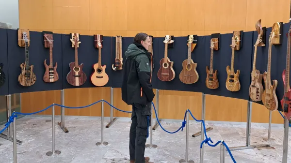 Na ogled unikatne kitare Romana Gorkiča