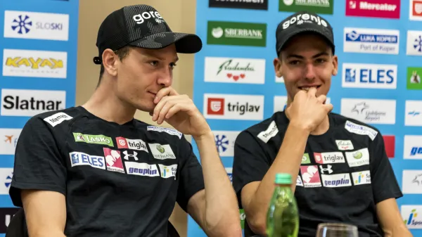 Anže Lani&scaron;ek in Timi Zajc