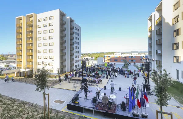 Koper, 30.09.2024Stanovanja Dolinska, naselje, Javni stanovanjski sklad Mestne obcine Koper, Otvoritev, predaja kljucev