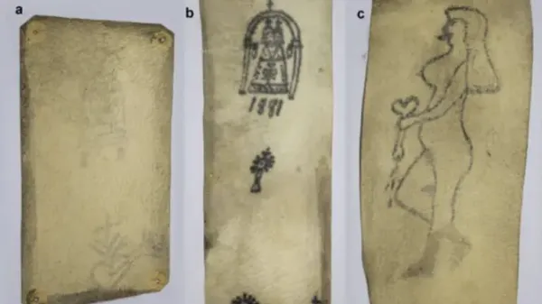 Ljudje so si nekoč tetovirali svete simbole, pa tudi erotične figure