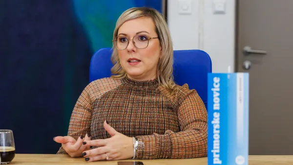 Koper, 10.12.2025Sedež Primorske novice, Interviju, Pogovor, Ministrica za kmetijstvo Mateja Čalu&scaron;ić, portret